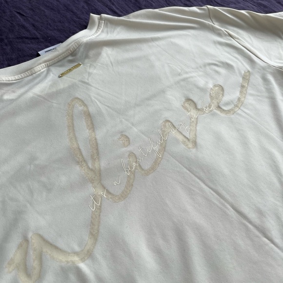 Gymshark x Whitney Simmons oversized t-shirt I bleached - Picture 2 of 7